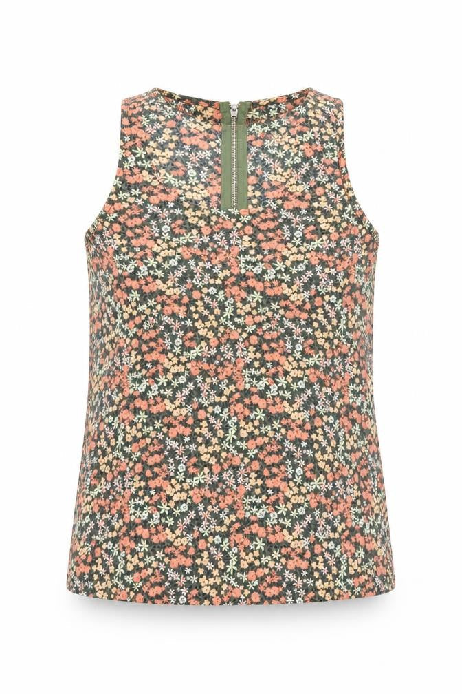 Apricot Womens Multicoloured Floral Polyester Basic Tank Size 10 Scoop Neck