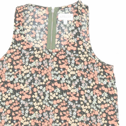 Apricot Womens Multicoloured Floral Polyester Basic Tank Size 10 Scoop Neck