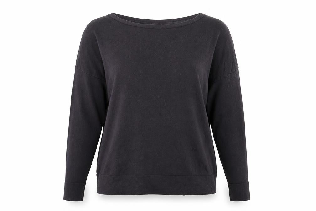 French Connection Womens Blue Boat Neck Lyocell Pullover Jumper Size M