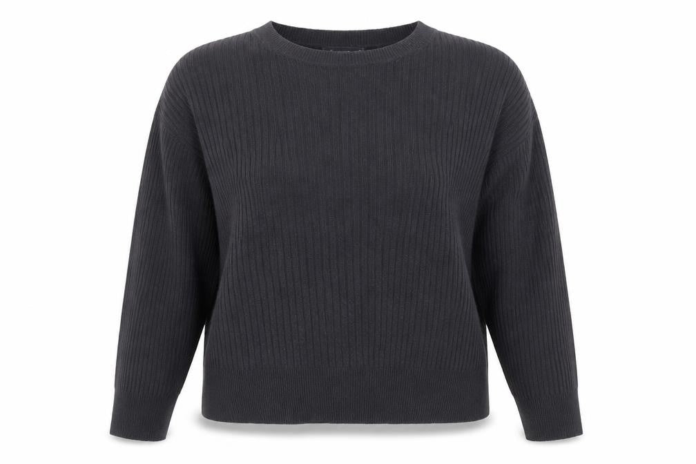Marks & Spencer Womens Blue Boat Neck Acrylic Pullover Jumper Size 16