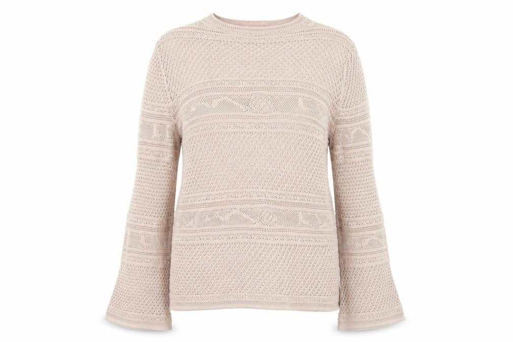 NEXT Womens Pink Boat Neck Viscose Pullover Jumper Size 16