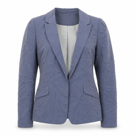 H&M Womens Blue Jacket Blazer Size 6 - Open