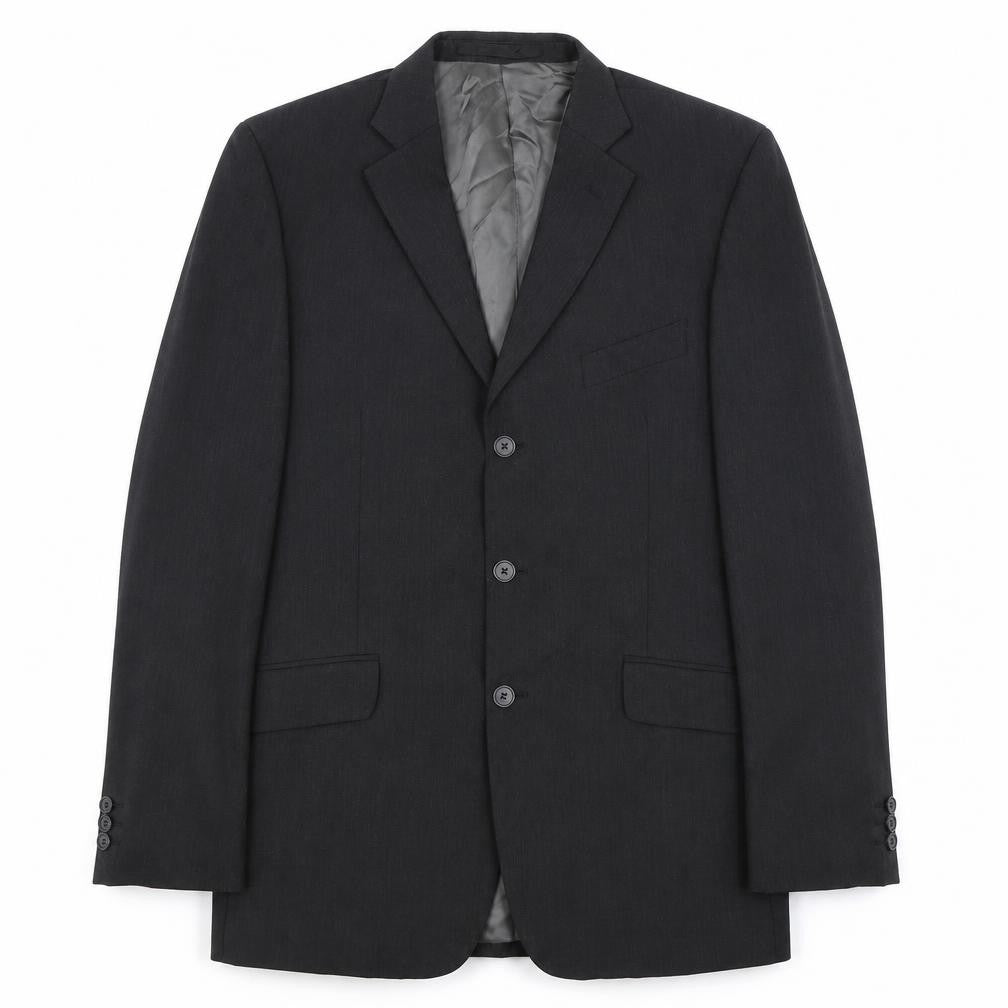Marks & Spencer Mens Grey Polyester Jacket Suit Jacket Size 42 Regular - Classic