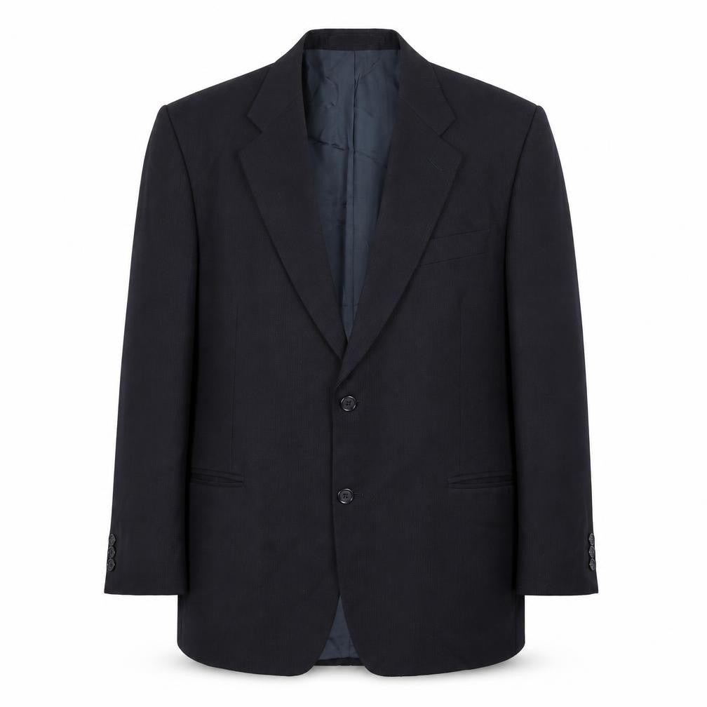 Marks & Spencer Mens Blue Polyester Jacket Suit Jacket Size 42 Regular - Smart
