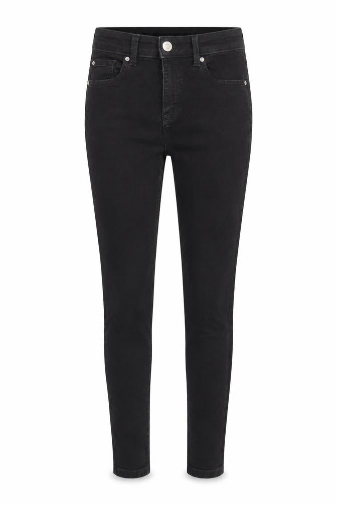 Marks & Spencer Womens Black Cotton Skinny Jeans Size 8 L27 in Regular Zip
