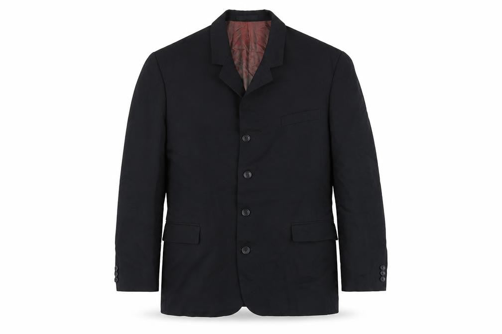 Woods & Gray Mens Black Jacket Blazer Size M Button