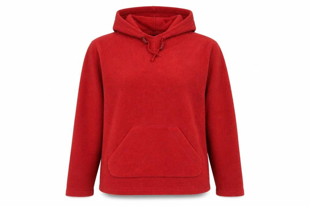 St Michael Womens Red Polyester Pullover Hoodie Size 12 Pullover