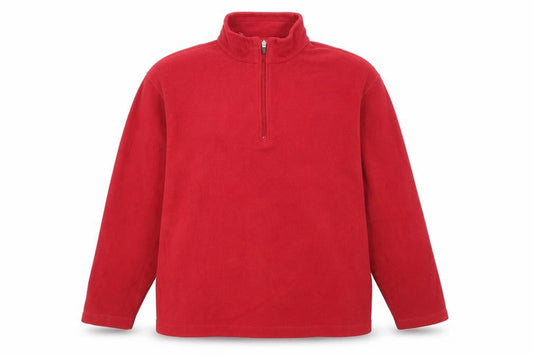 Blue Harbour Womens Red 100% Polyester Pullover Sweatshirt Size 2XL Pullover - 1/4 Zip