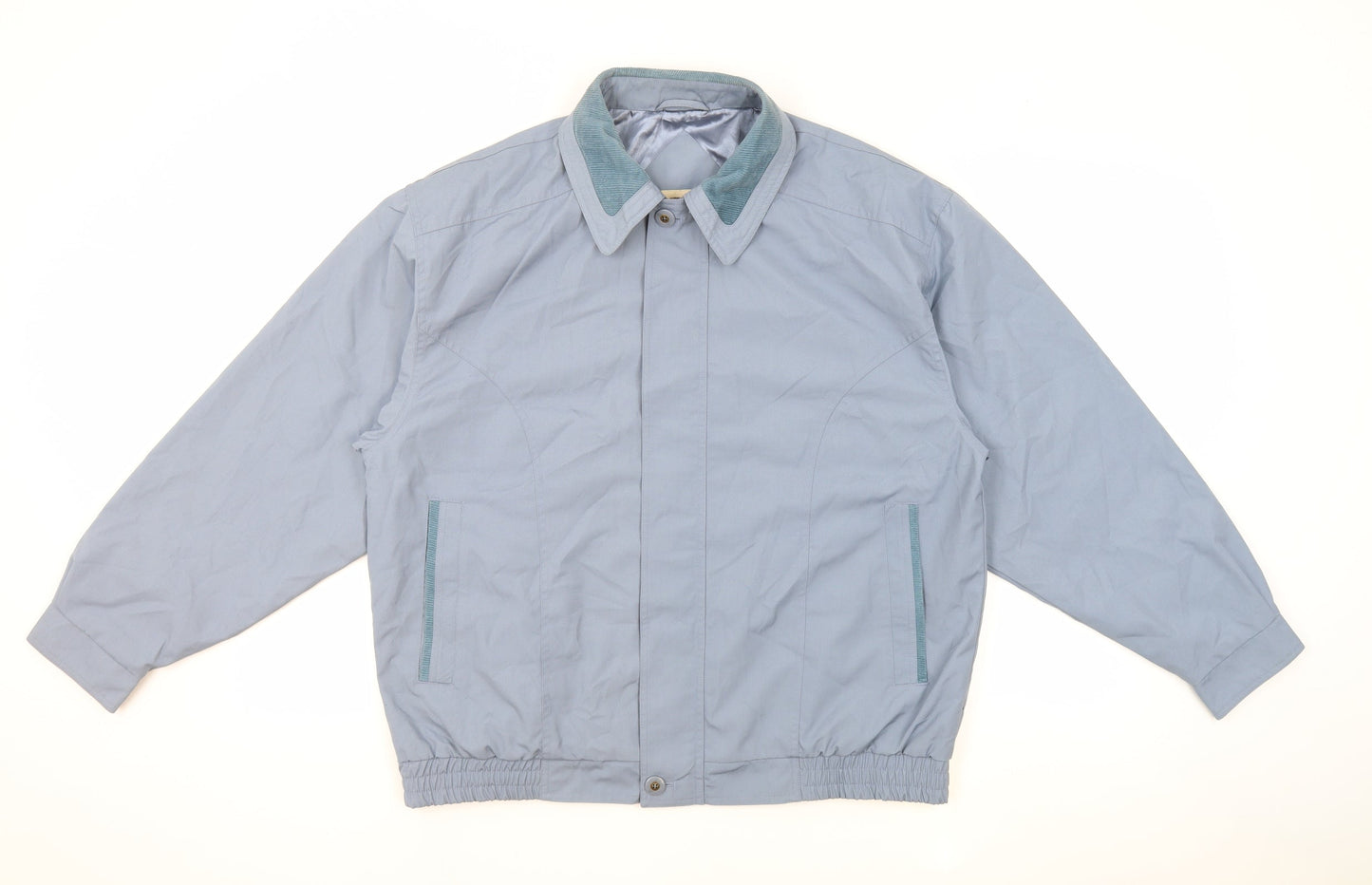 Country Trader Mens Blue Jacket Size L Zip