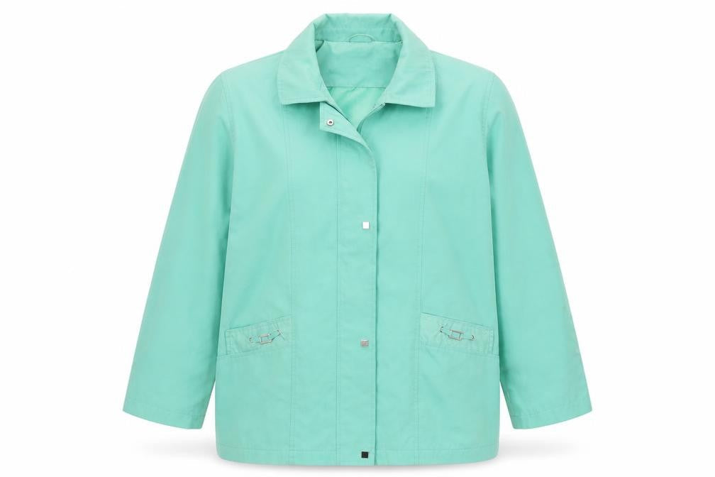 Finesse Womens Green Jacket Size 18 Zip