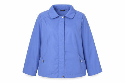 Bonmarché Womens Blue Jacket Size L Zip