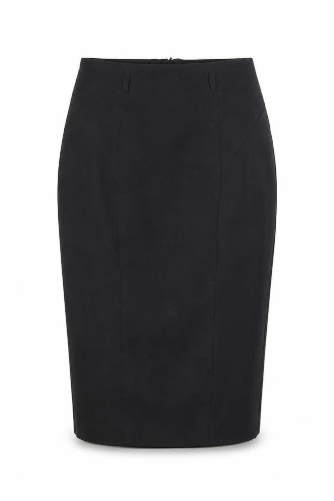 ASOS Womens Black Polyester Straight & Pencil Skirt Size 10 Zip