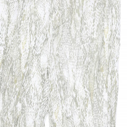Zara Womens Beige Animal Print Viscose Trousers Size M L33 in Regular Zip - Snake Print