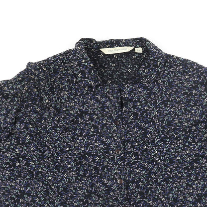 Holmewood Womens Multicoloured Floral Viscose Basic Button-Up Size 18 Collared