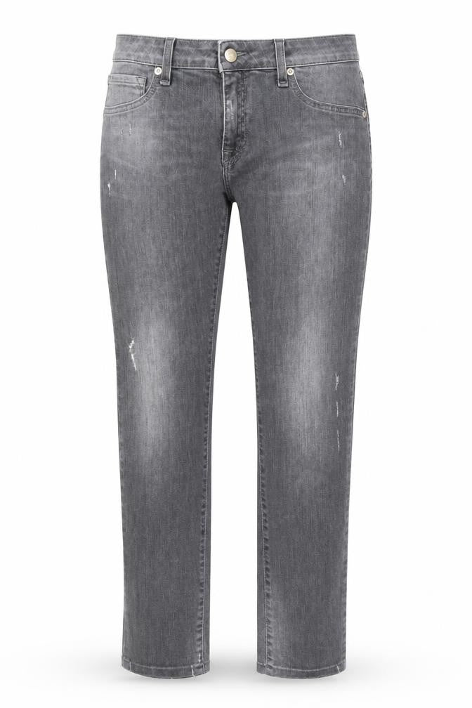 Roy Rogers Womens Grey Cotton Straight Jeans Size 34 in L27 in Regular Zip