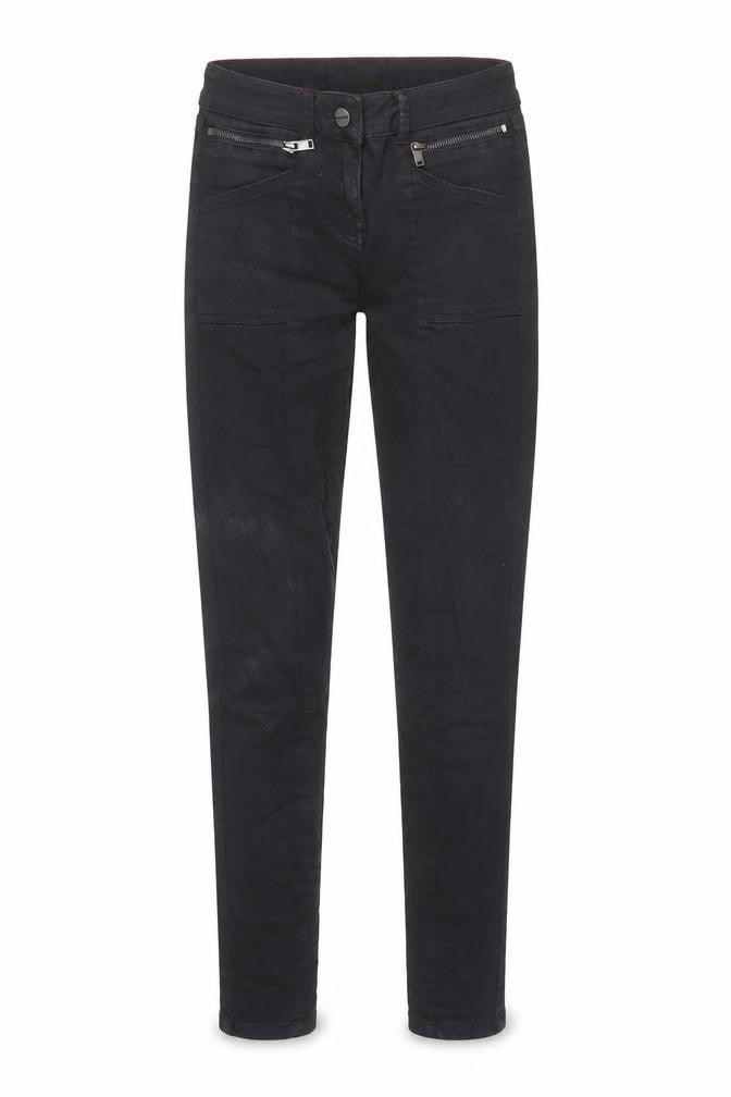 Next Womens Black Cotton Skinny Jeans Size 6 L27 in Regular Zip