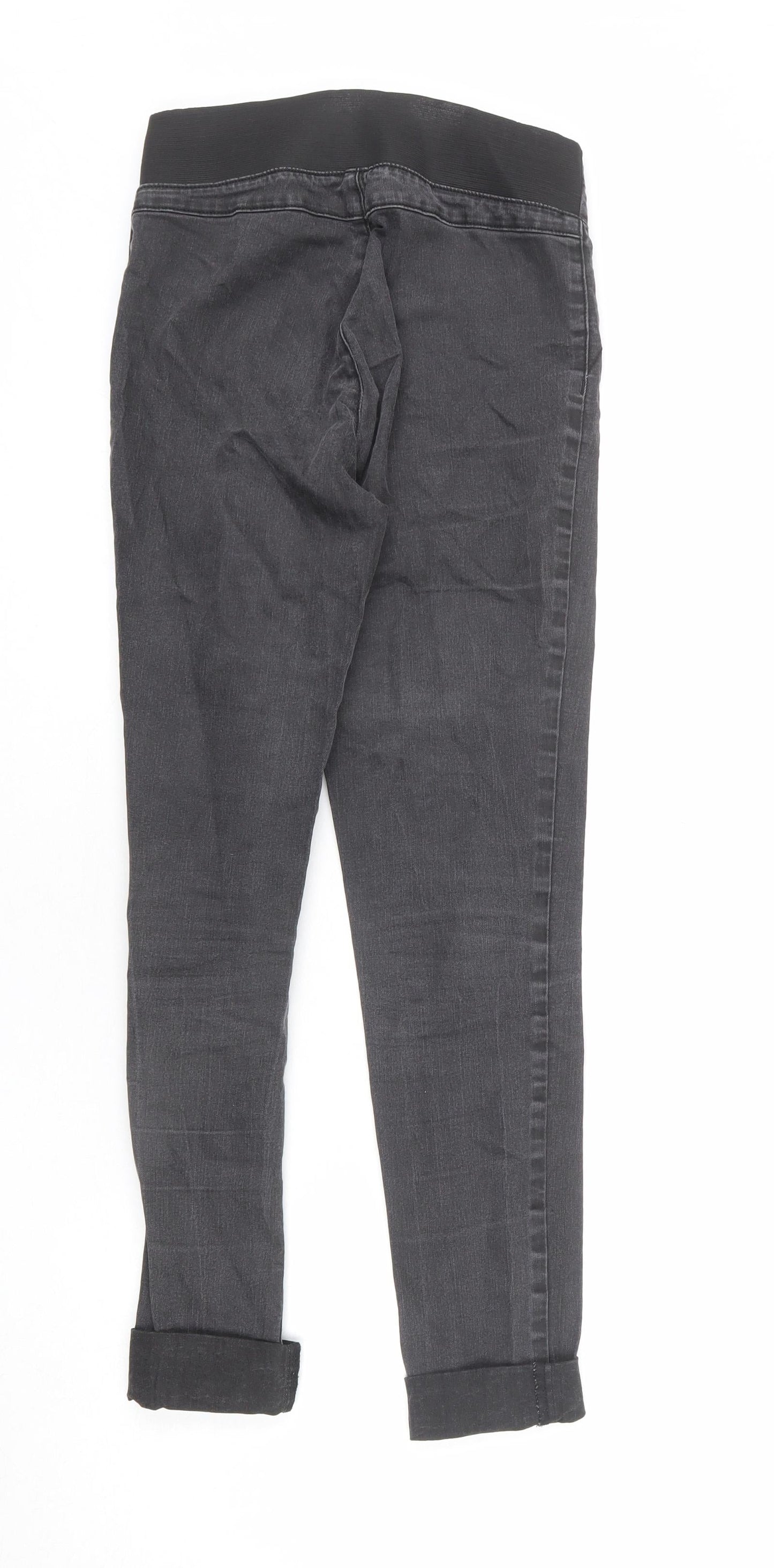 ORSAY Womens Grey Cotton Jegging Jeans Size 27 in L26 in Regular - Elastic Waist