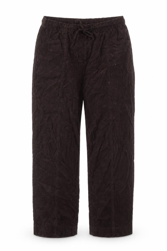 EWM Womens Brown Cotton Trousers Size 37 in L25 in Regular