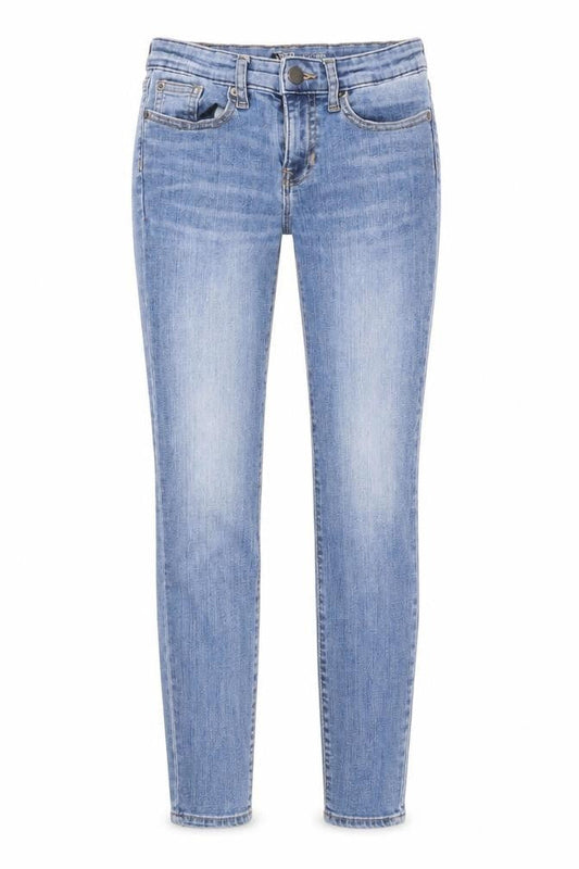 Gap Womens Blue Cotton Skinny Jeans Size 4 L27 in Regular Zip - Legging