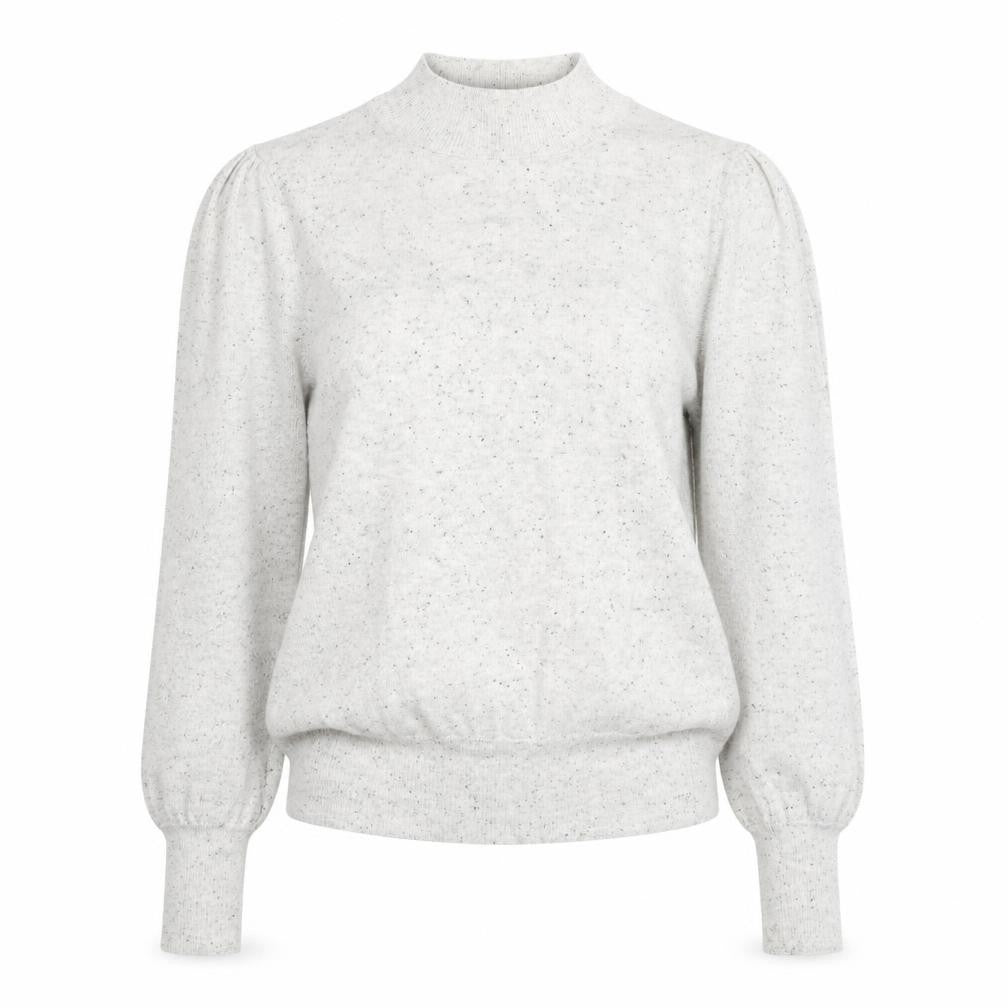 NEXT Womens Grey Mock Neck Cotton Pullover Jumper Size 8