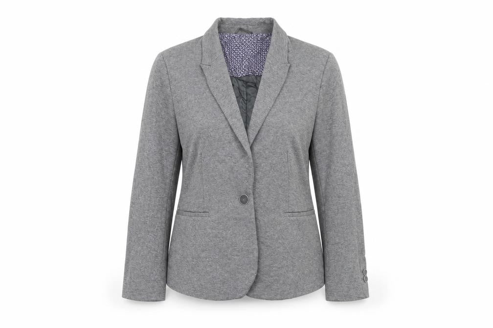 Zara Womens Grey Acetate Jacket Blazer Size XL