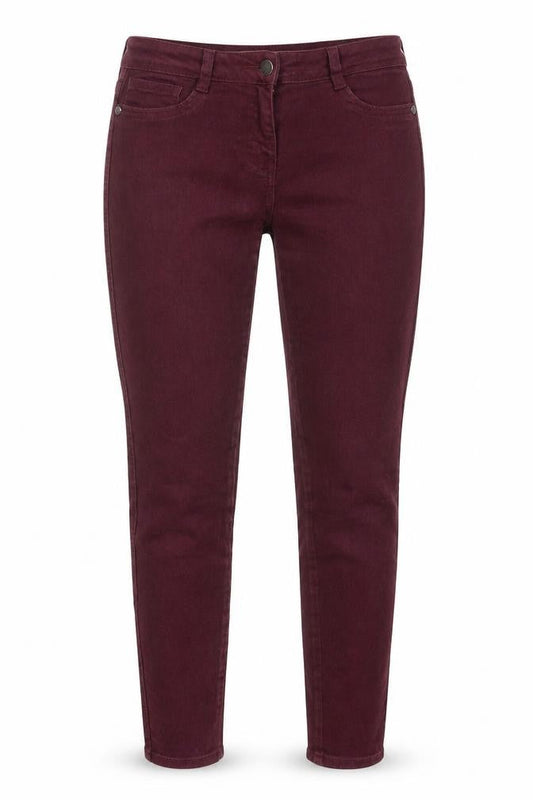 Next Womens Purple Cotton Skinny Jeans Size 10 L28 in Regular Zip - Pockets, Belt Loops