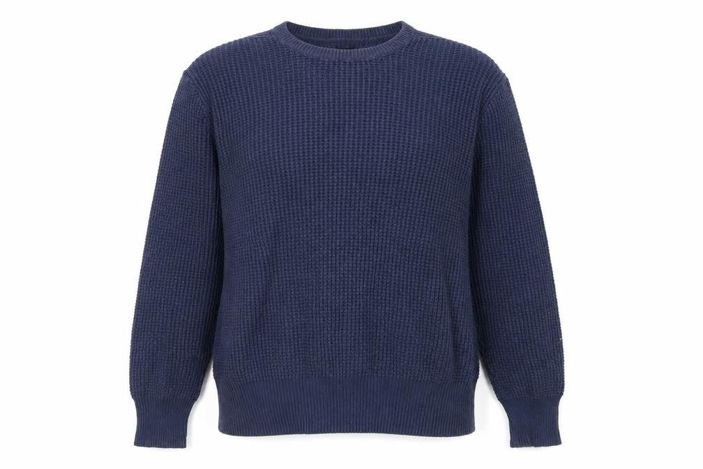 Gap Womens Blue Round Neck Cotton Pullover Jumper Size S