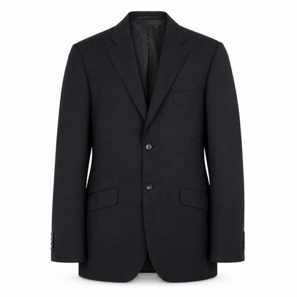 Howick Tailored Mens Black Polyester Jacket Suit Jacket Size 38 Regular