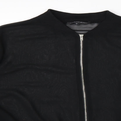 Cameo Rose Womens Black Jacket Size 12 Zip