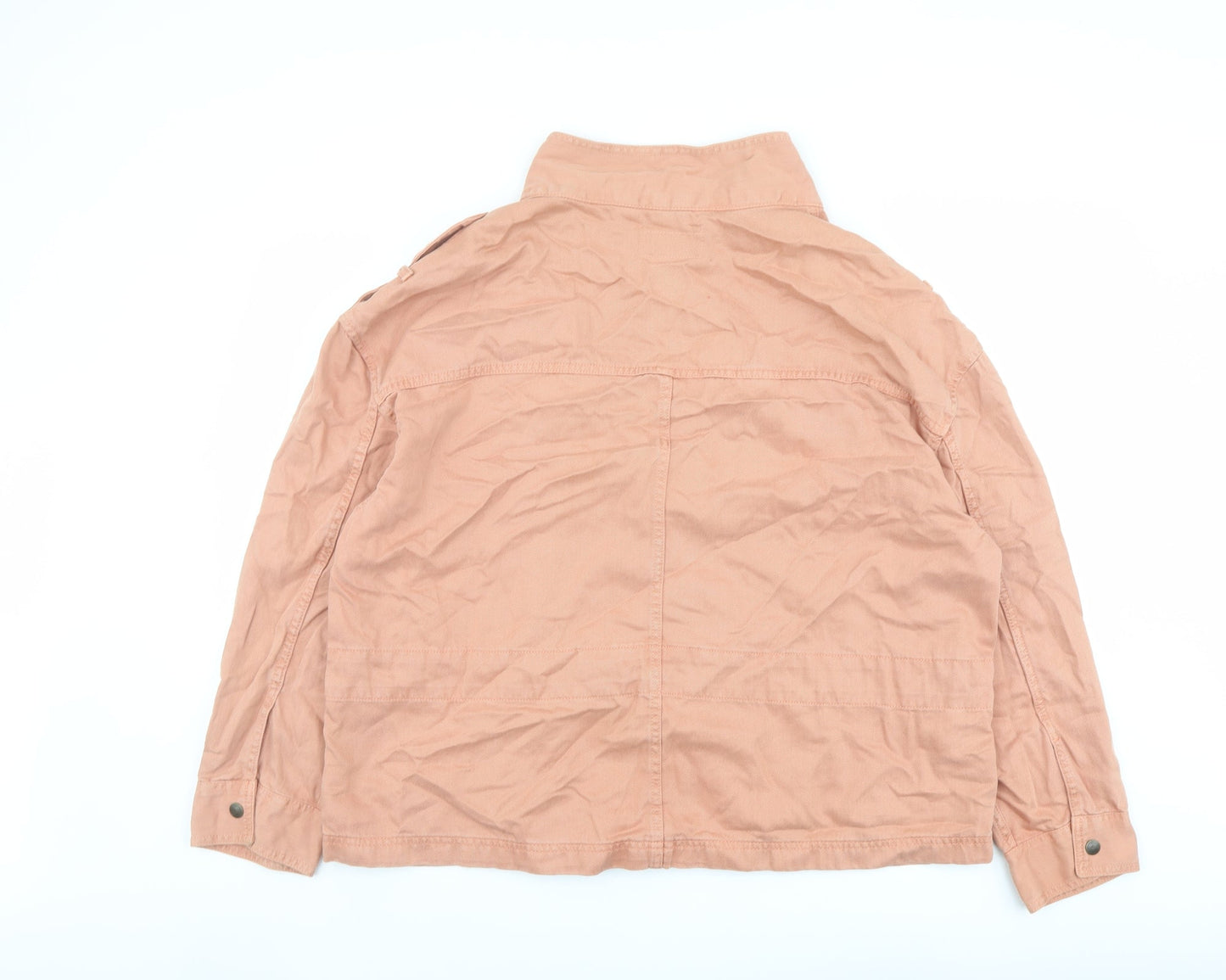 Per Una Womens Pink Jacket Size 14 Snap