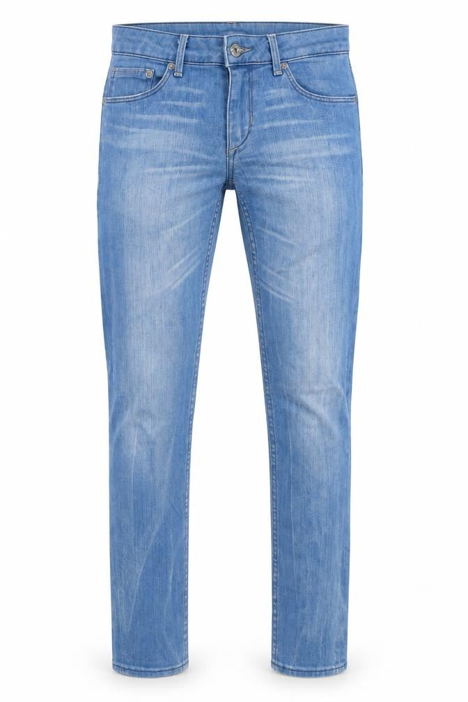 H&M Mens Blue Cotton Skinny Jeans Size 29 in L32 in Regular Button