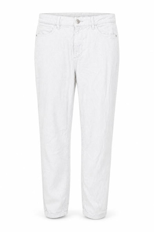 Denim & Co. Womens Grey Cotton Trousers Size 10 L26 in Regular Button