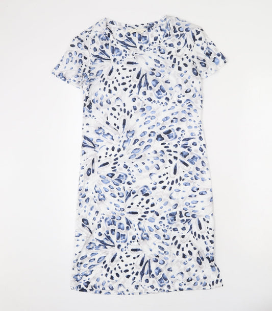 Marks and Spencer Womens Multicoloured Geometric Cotton Top Dress Size XS