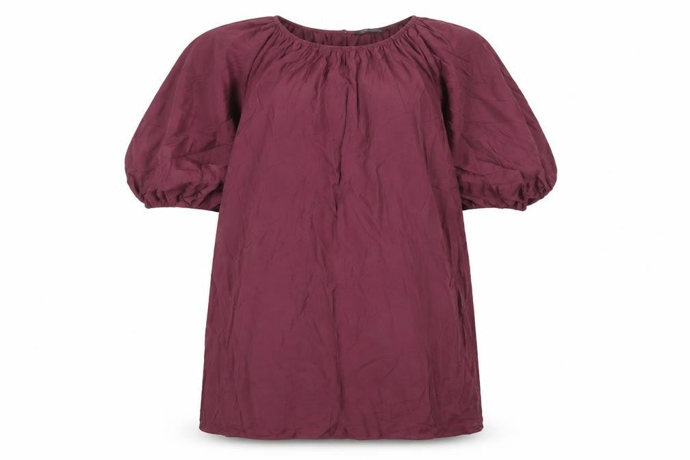 Marks & Spencer Womens Red Viscose Shift Size 16 Scoop Neck Button