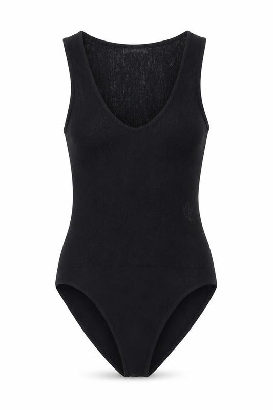 Zara Womens Black Polyamide Bodysuit One-Piece Size XS Snap