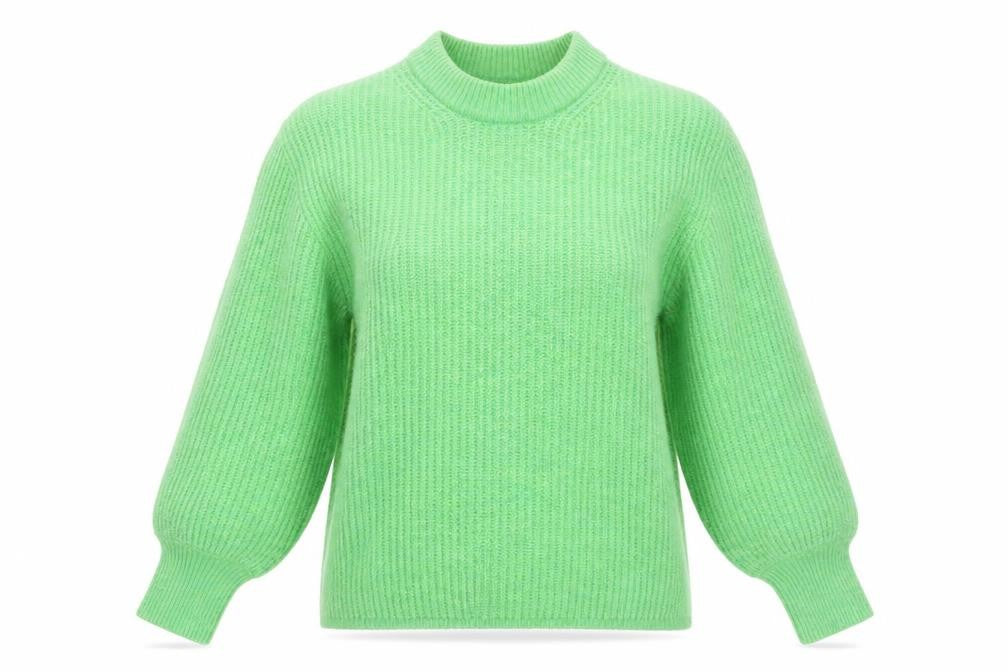 ASOS Womens Green Crew Neck Polyester Pullover Jumper Size 8