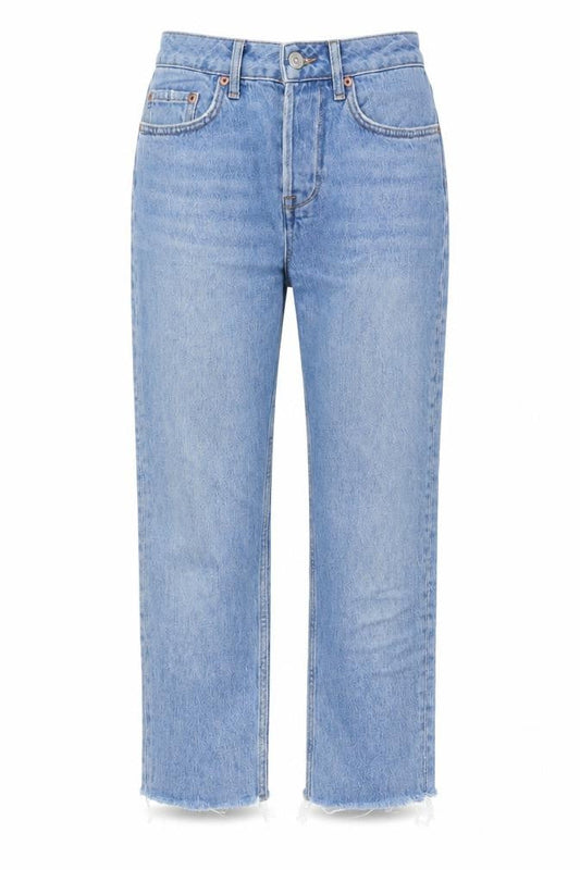 BDG Womens Blue Cotton Straight Jeans Size 26 in L30 in Regular Zip - Pockets, Belt Loops