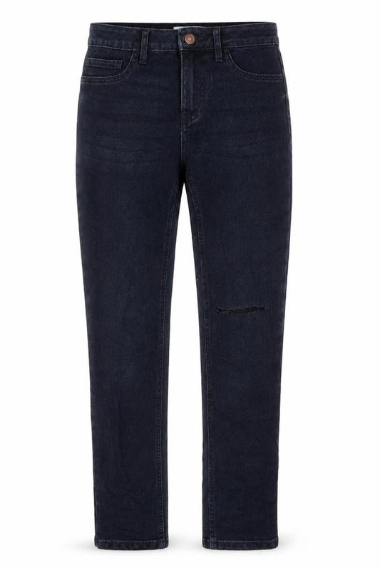 New Look Womens Blue Cotton Skinny Jeans Size 8 L29 in Regular Zip - Pockets, Belt Loops