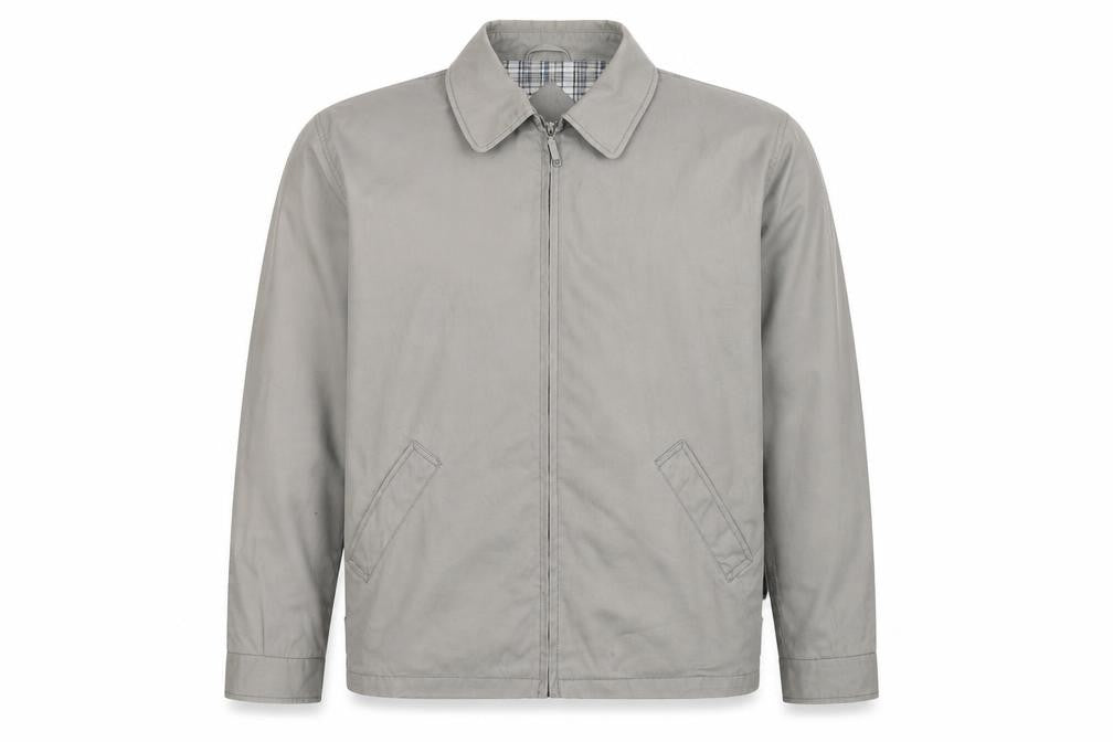 Outdoor Clothing Mens Grey Bomber Jacket Coat Size M Zip