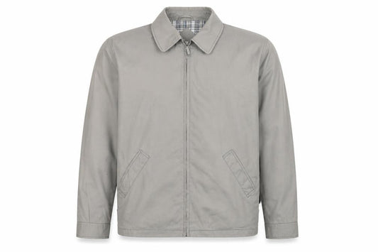 Outdoor Clothing Mens Grey Bomber Jacket Coat Size M Zip