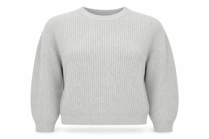 Forever 21 Womens Grey Round Neck Acrylic Pullover Jumper Size S