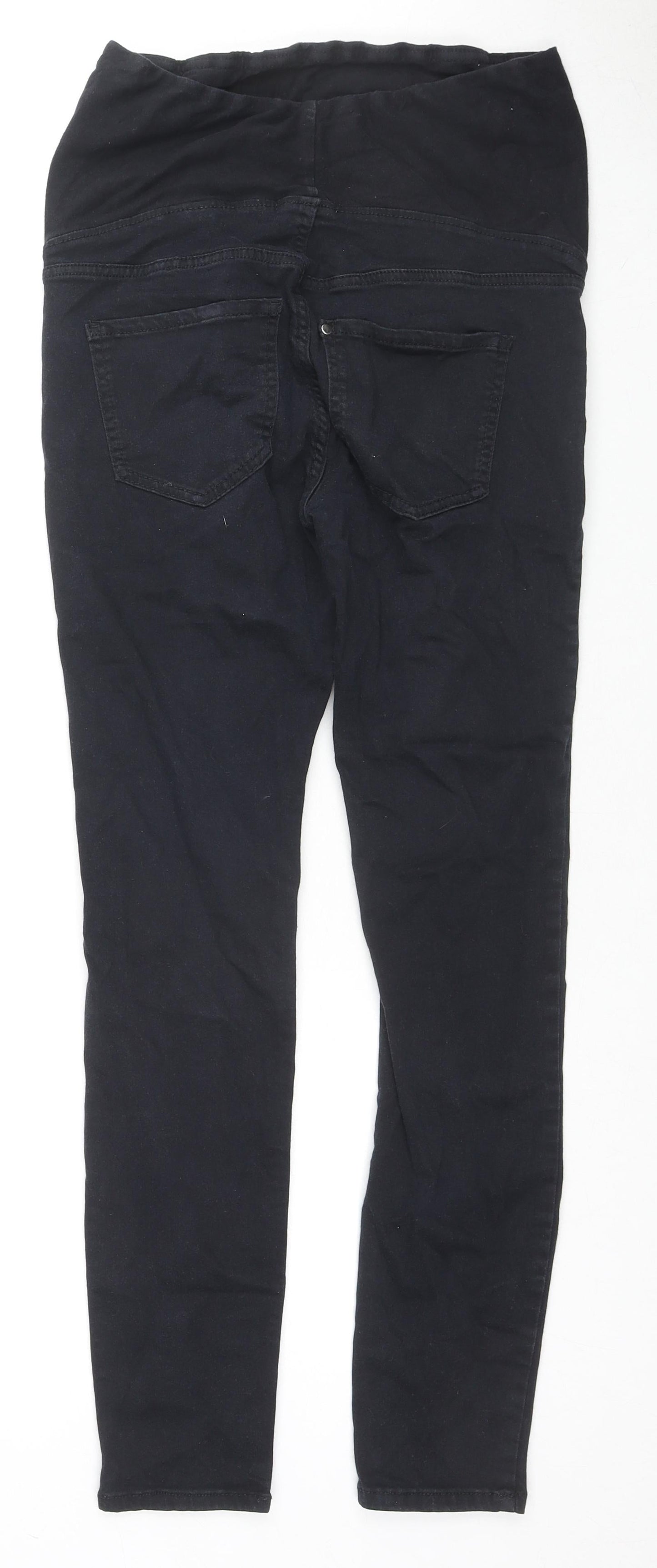H&M Womens Black Cotton Skinny Jeans Size 10 L27 in Regular