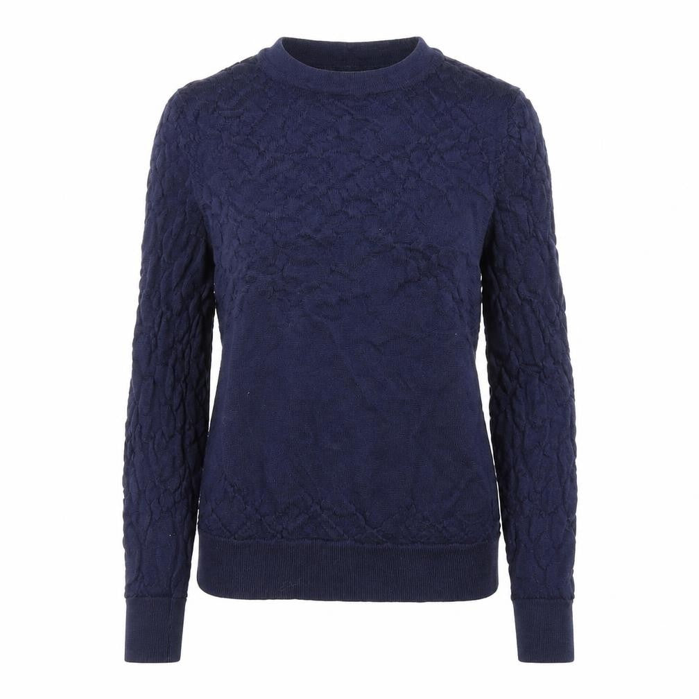 Marks & Spencer Womens Purple Round Neck Wool Pullover Jumper Size 8
