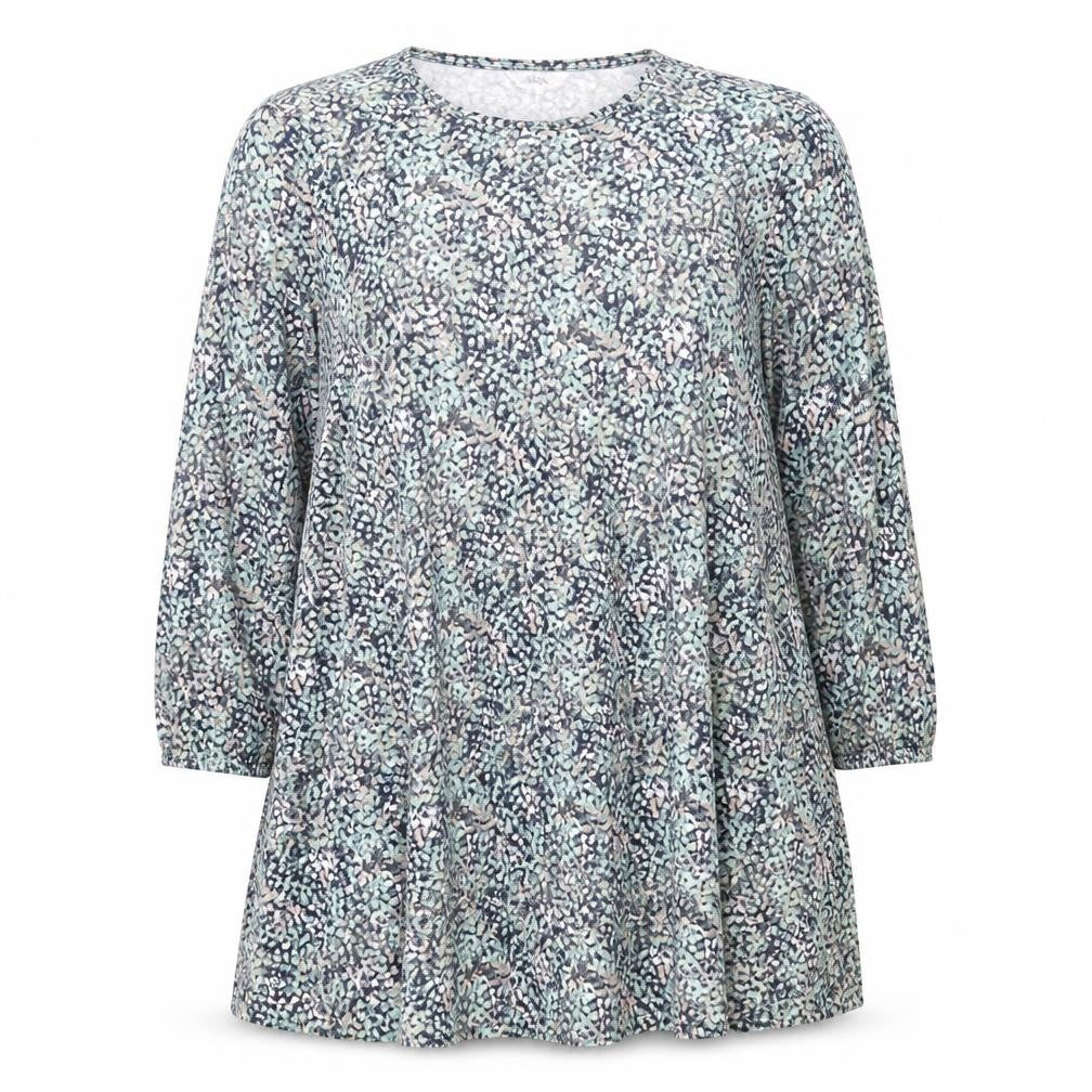 Marks & Spencer Womens Multicoloured Floral Viscose A-Line Size 22 Crew Neck Pullover