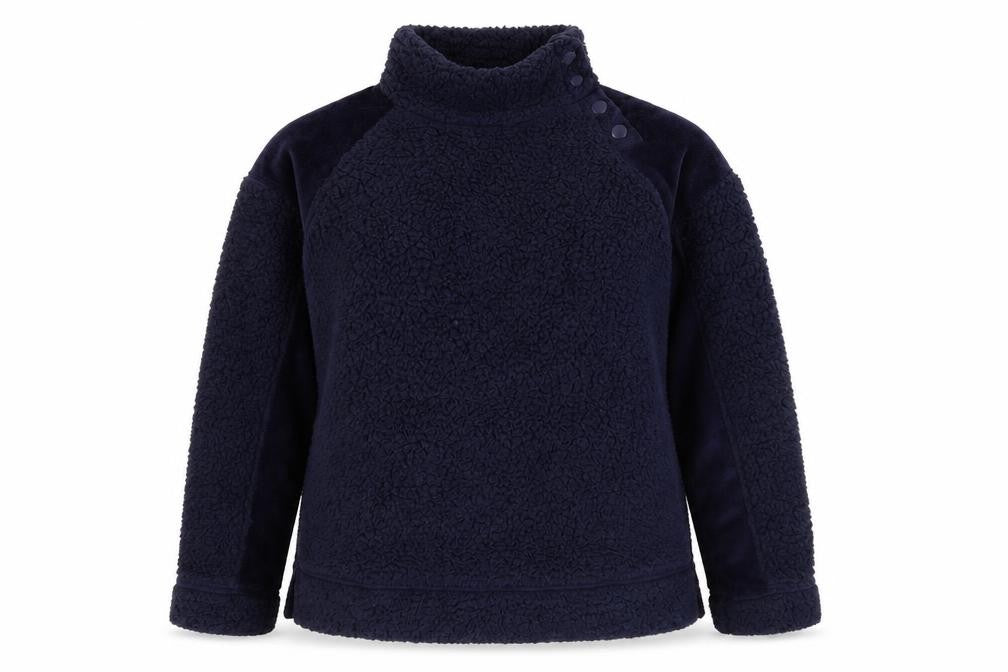 NEXT Womens Blue Polyester Pullover Sweatshirt Size M Snap