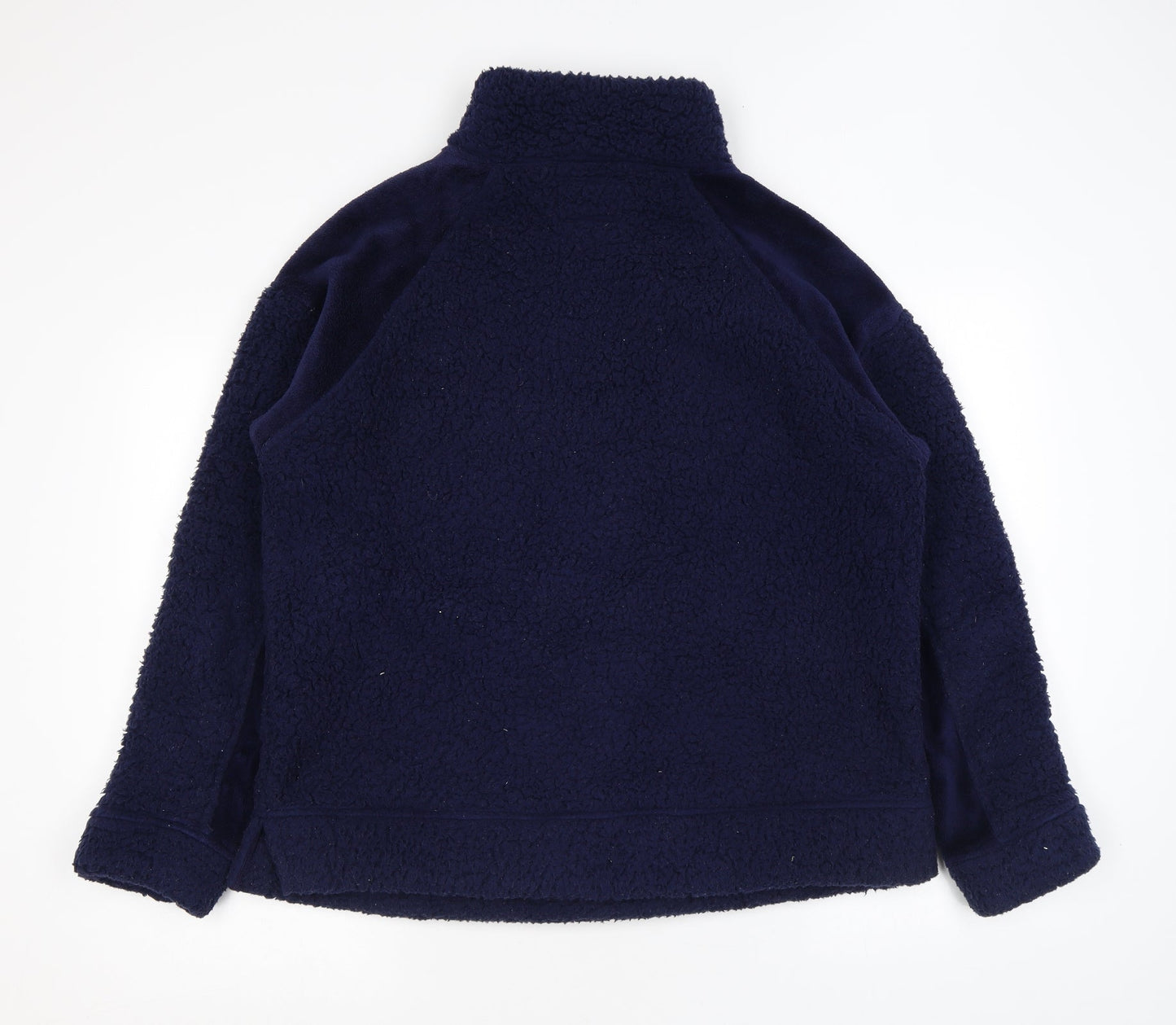 NEXT Womens Blue Polyester Pullover Sweatshirt Size M Snap