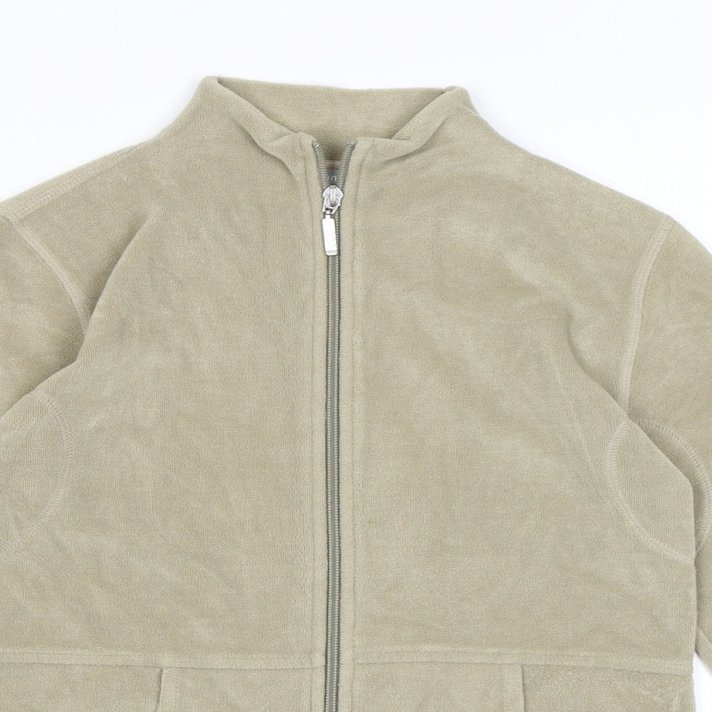 Per Una Womens Beige Jacket Size 10 Zip