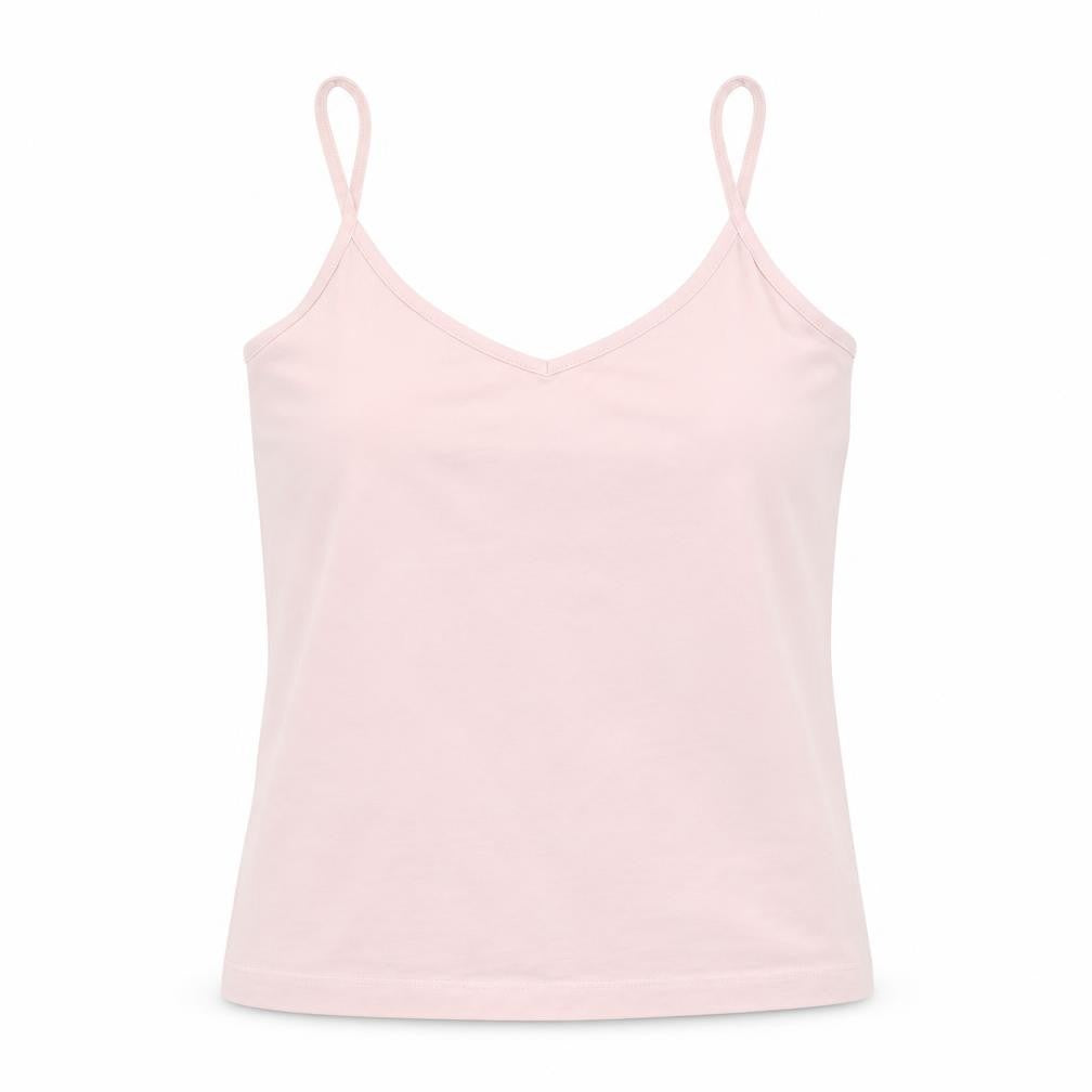 Great Plains Womens Pink Cotton Camisole Tank Size L V-Neck