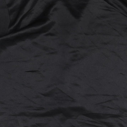 Nahila London Womens Black Polyester Basic Button-Up Size 18 Collared