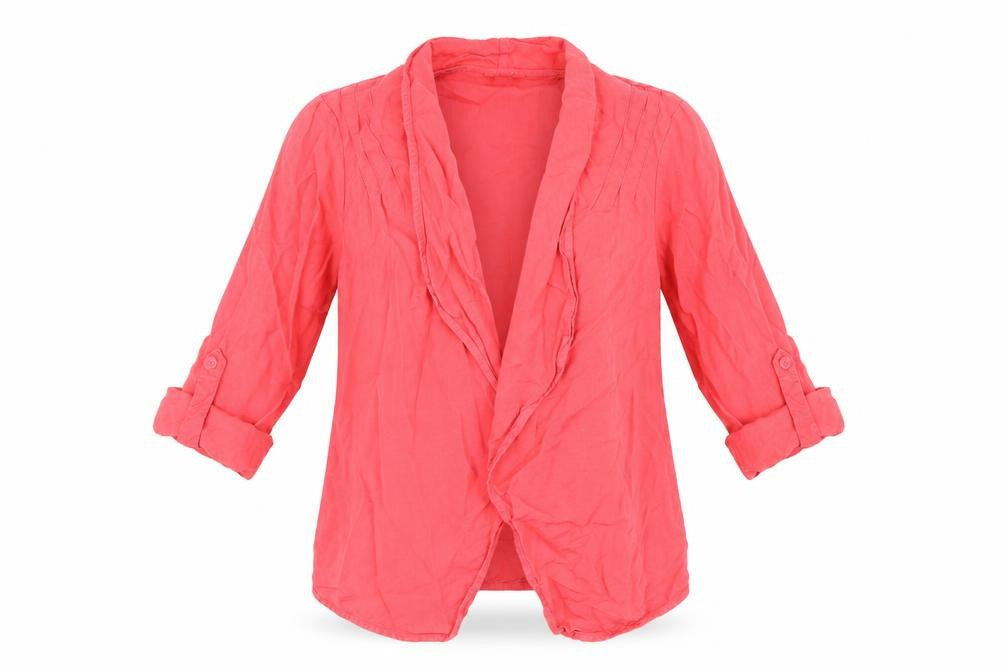 Monsoon Womens Pink Viscose Wrap Blouse Size 10 V-Neck